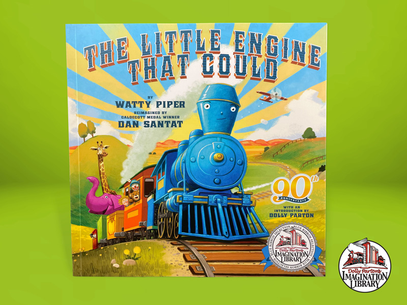 "The Little Engine that could" Book from Dolly Parton's Imagination Library