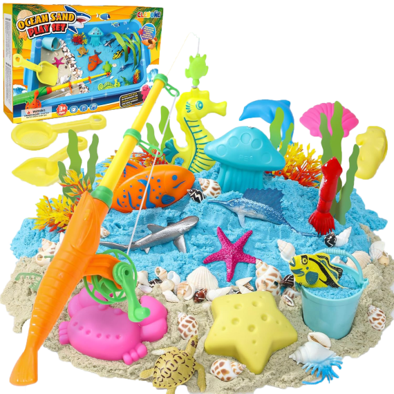 beach themed kinetic sand kit: summer reading 2025 grand prize