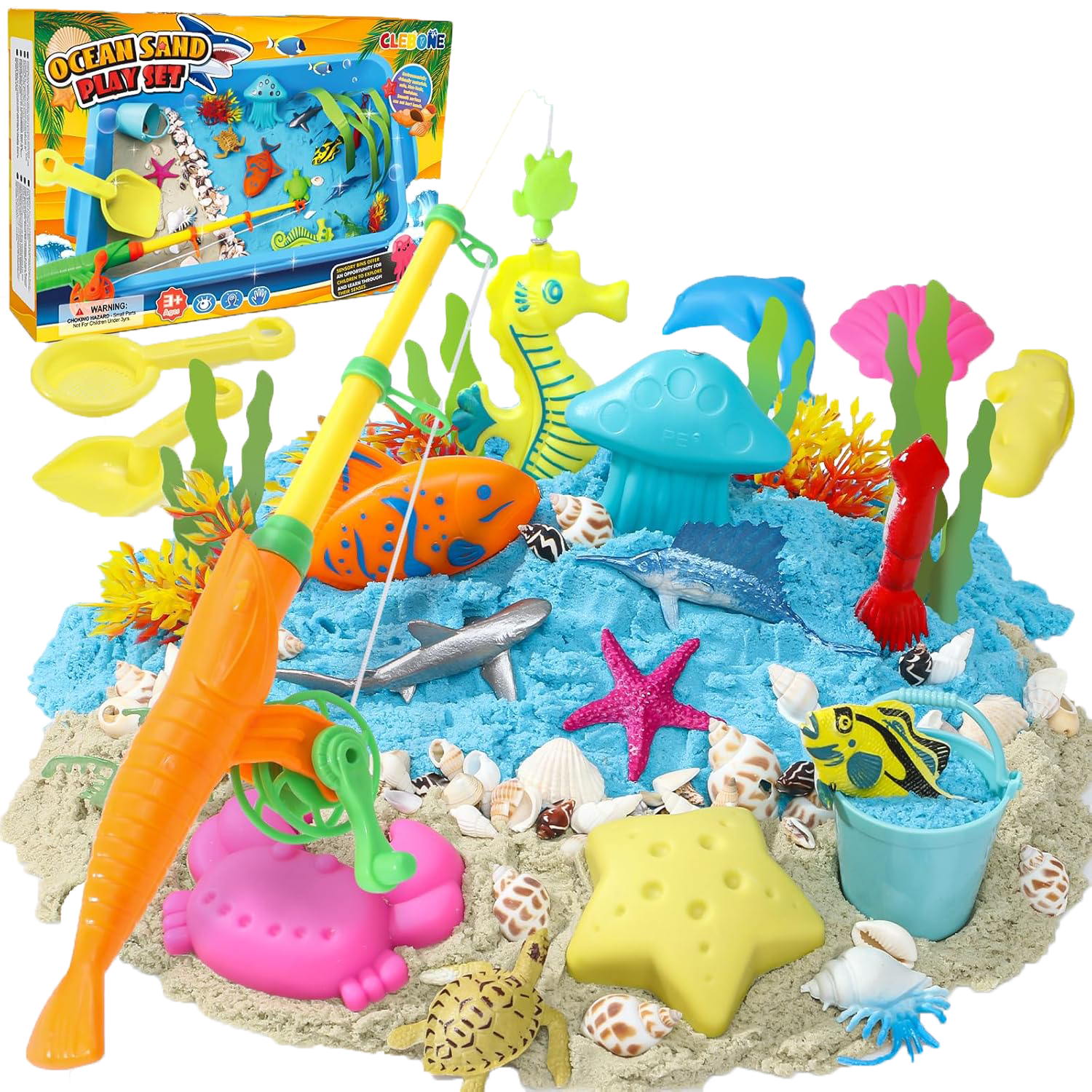 beach themed kinetic sand kit: summer reading 2025 grand prize